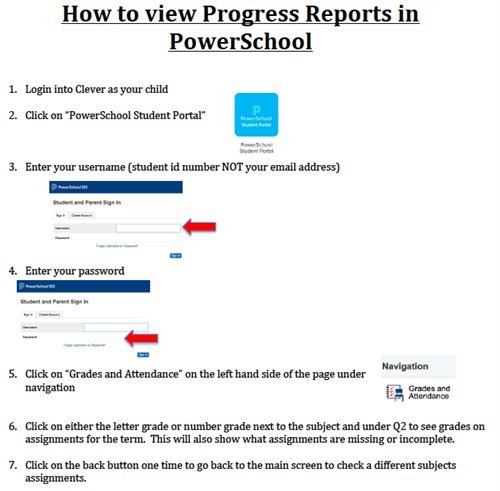 How to view progress reports in powerschool 